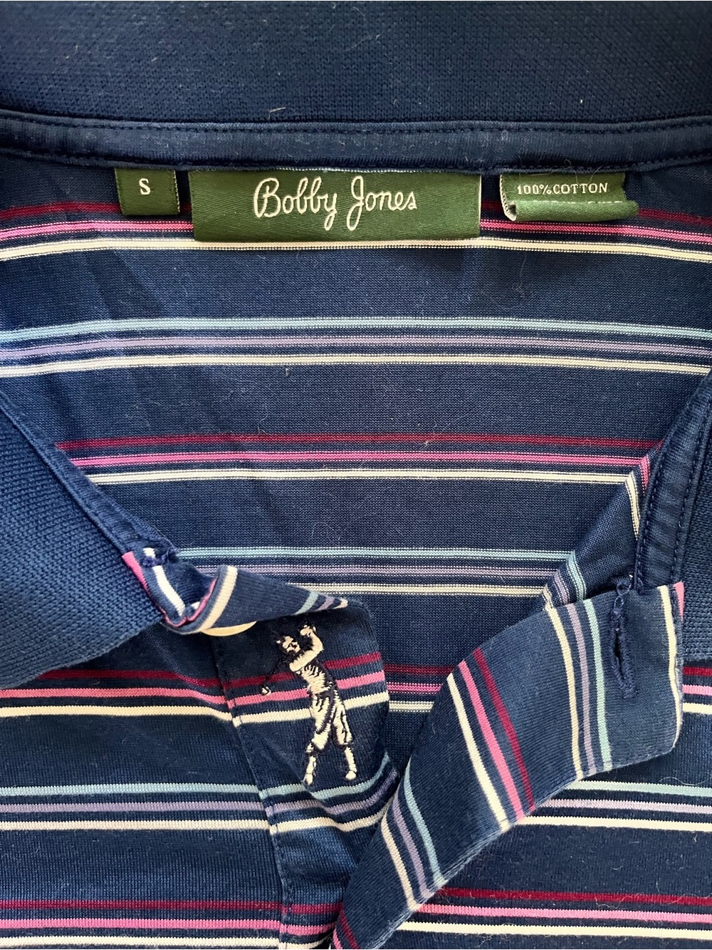 Bobby Jones Polo Golf Shirt 100% cotton Pickleball Paddle Tennis Size S - Picture 2 of 8